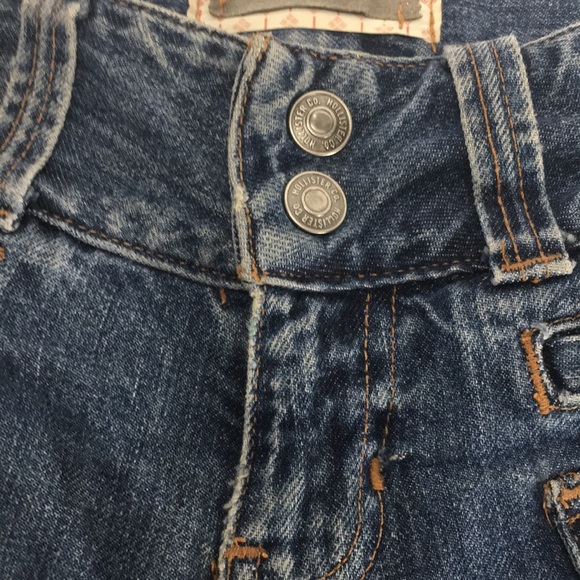 Hollister Cropped Jeans, Blue, 3 - Picture 5 of 9